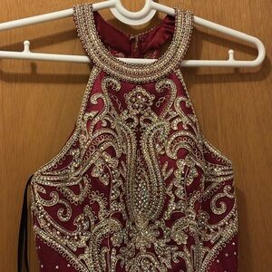 Burgundy Prom Dress